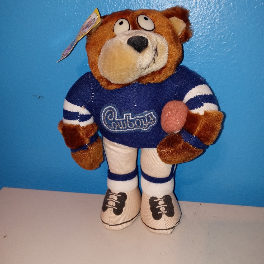 VINTAGE TEAM NFL STUFFED BEAR/ DALLAS COWBOYS